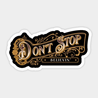 Don't Stop Believin' Sticker